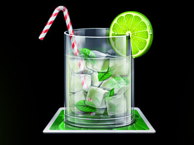 Bacardi Mojito ico icon icons icons for iphone icons mak os style icons vista style icons xp style illustrations iphone logo macos x pixel pixel art pixel icons sant valentin.com slotopaint.com web