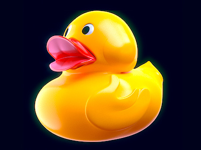 Lucky Ducky 3d animation bathroom casino character cherry duck environment fruits lemon luck orange reels slot symbols