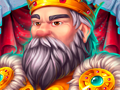 Knight Quest casino games castle crown game game art girl icons illustrations king knight online casino prince princess quest slot design slot machine art slot machines slot symbols slotopaint.com wild