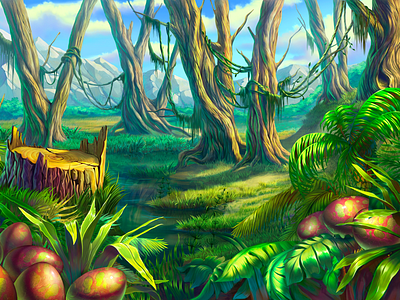 Forest Game Background designs, themes, templates and downloadable graphic  elements on Dribbble