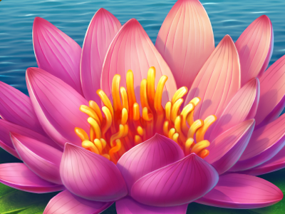 Lotus flower slot machine game