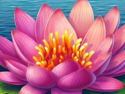 Lotus aqua blossom buddha casino china design art digital illustration east flower game art idea illustration inspiration lotus lotus flower pink river slot machine slotopaint.com symbol design