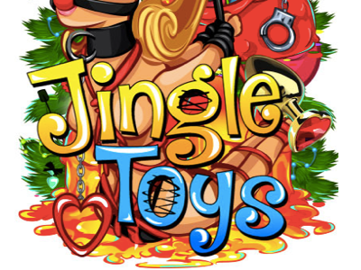 Jingle Toys adult adult toys art for game bdsm christmas christmas tree design digital erotic gameart holidays hot girl illustration jingle jingle bells logo design naked sexy girl slotopaint.com toys