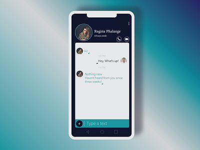 Day 013 | Chat page Design