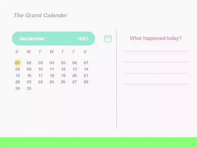 Day 038 l Calendar 100 days challenge adobe xd calendar daily ui 038 day 038 dayliui design mobile app ui ux website