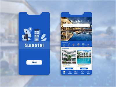 Day 067 l Hotel Booking 100 days challenge adobe xd booking day 067 dayliui design hotel mobile app ui ux web website