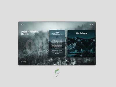 01 - Altai Republic, Russia - Website UI Design