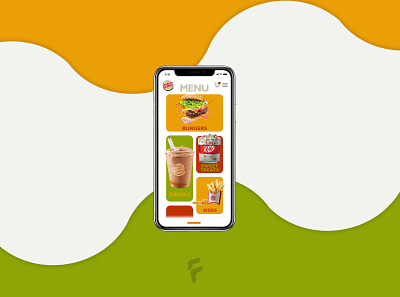 04 - Burger King Menu - Mobile UI Design app clean design graphics insperation interface minimal photoshop ui uidesign
