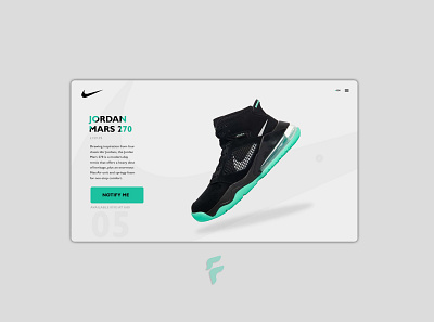 05 - Nike Jordan Mars appdesign branding clean design graphics insperation interface minimal photoshop ui uidesign