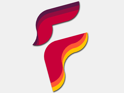 Stylized F - Logo branding clean design graphics icon illustration logo minimal photoshop typography