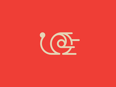 QuickSnail logo quick snail vector