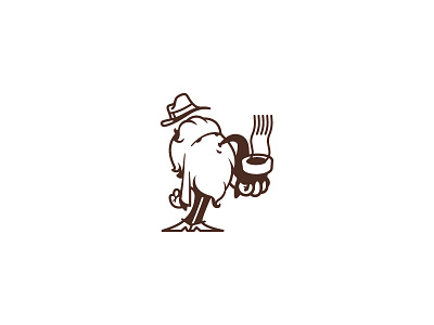 Dandy adobe beard character fancy hat illustrator pipe vector