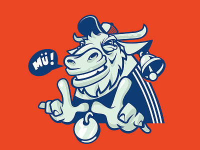 Boom! adobe cow hip hop illustrator logo mu vector yo