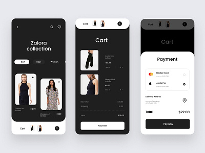 Mobile App: Zalora App Redesign iOS UI