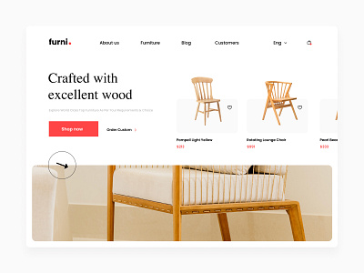 Interior - Ecommerce Furniture app app design design interior design mobileapp product chair product design ui uiux website chair website interior website product