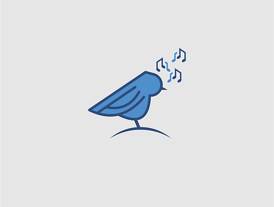 singing bird bird bird icon branding design icon logo minimal singing bird unique vector