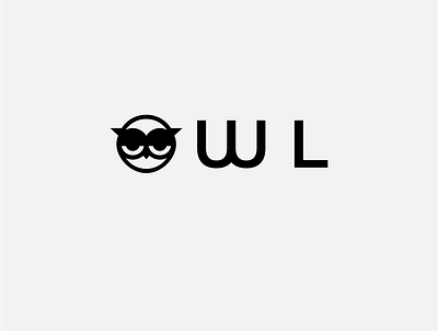 black owl animal black branding design flat icon logo minimal owl unique vector