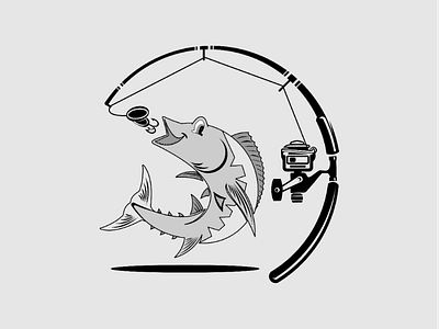 Fishing Mascot character characterlogo fishmascot illustration logo mascot characterart mascotcharacter