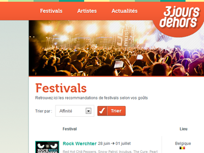 Music festivals recommandations festival gigs music music festival recommandation