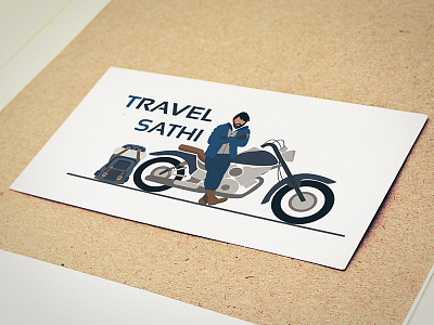 Travel biker traveller