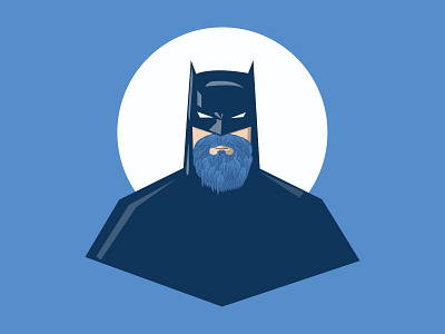 BeardMan batman beard