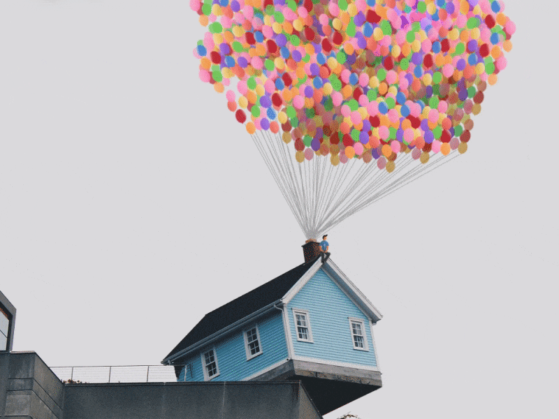 Things I need to do... ballons clouds digitalart house job landscape relocation scenery shelter shift transport up