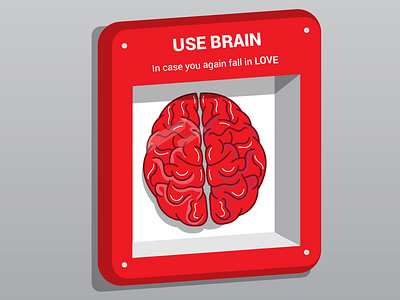 Use Brain brain broke glass emergency emergency exit love safety