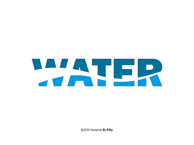 Water + Waves branding design illustration logo logodesign logotype typography vector water