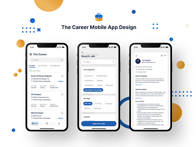 The Career Mobile App Design