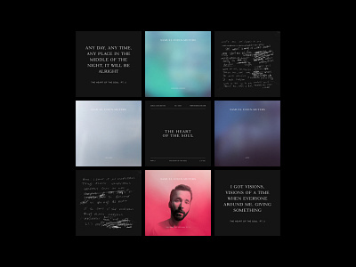 Campaign for Samuel Eisen Meyers' The Heart of the Soul Pt. 2 album layout music typography