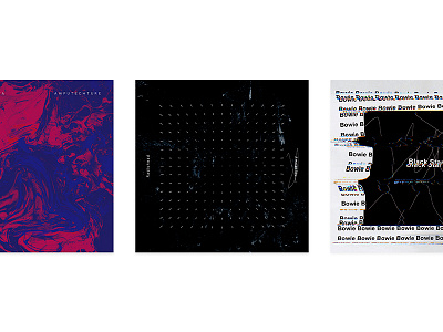 Favorite Albums abstract album cover david bowie glitch mars volta radiohead record