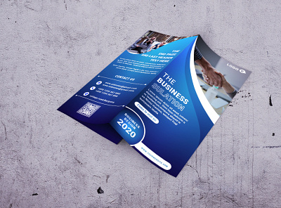 Business Tri Fold Broucher brand brand design brand identity business business solution business solution company brochure corporate flyer soluation soluation