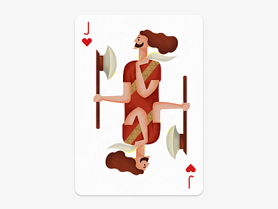 Poker game design dribbble illustration poker red warm