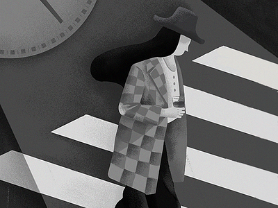 black and white black character design dribbble illustration white