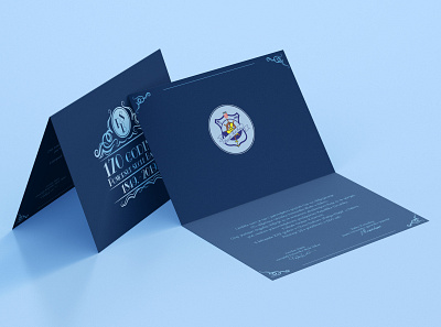 BMS aniversary invitation invitation card print design stationary