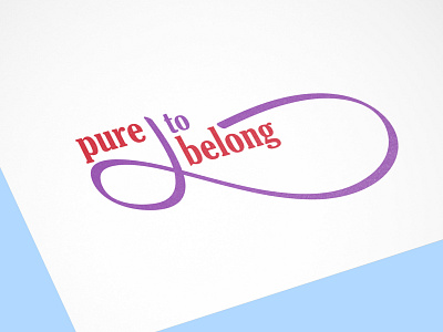 Pure to belong branding logo design print design stationary visual identity