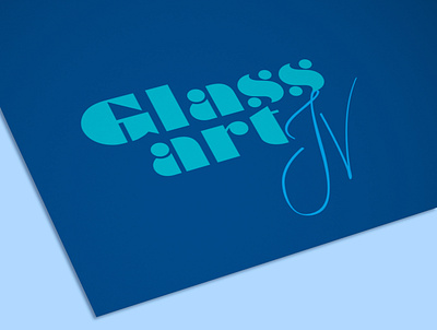 Glass art JV brand design logo design print design stationary visual identity