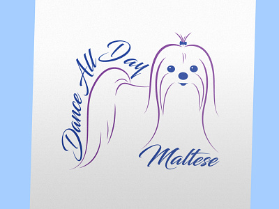 Dance All Day Maltese brand design logo design print design stationary visual identity