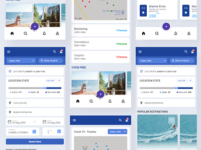 Covid Trip planner android app android app design design illustration typogaphy ui uidesign uiux ux design webdesign