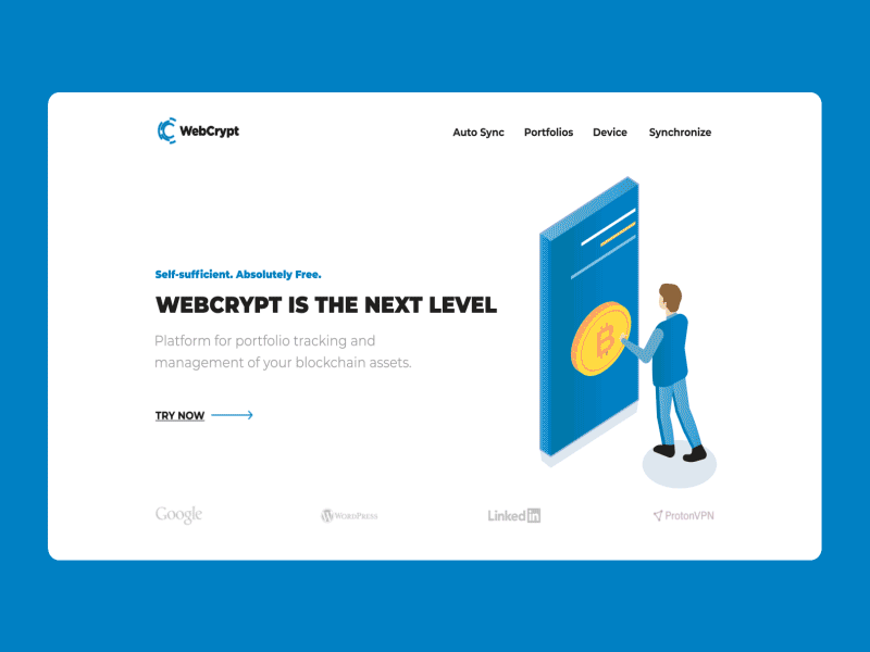 WebCrypt - Homepage after effects animation design figma landing page ui ux web design web webpage