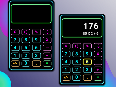 UI Challenge Day 4- Calculator dailyui design