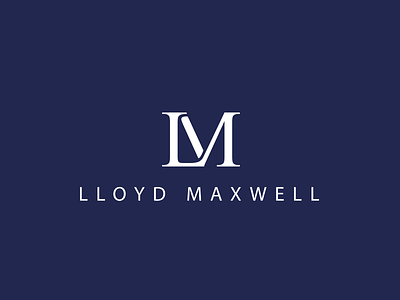 Lloyd Maxwell Brand Identity blend brand branding identity lloyd logo maxwell typography