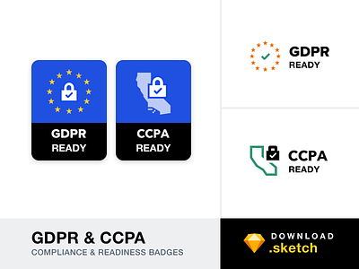 GDPR & CCPA - Compliance and Readiness Badges