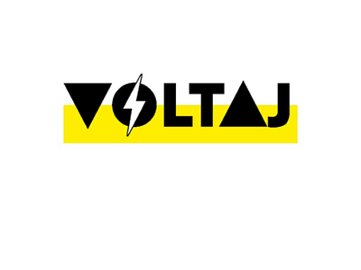 Voltaj logo branding logo