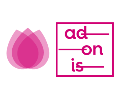 Adonis Boutique Flower Shop Branding branding design flat icon identity lettering logo minimal type typography