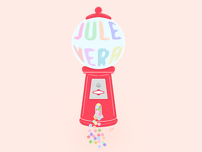 Gumball Machine - Illustration Jule Vera design illustration procreate