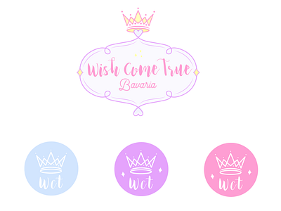 Party Princess Logo branding design freelance icon illustrator logo selfbranding typography vector web