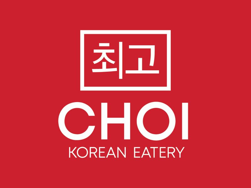 Choi Korean Eatery graphicdesign oriental wings bubbletea logo branding restaurant korean