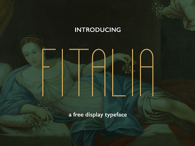 Fitalia | Free Font font free font geometric geometric font modern font sans serif sans serif font sanserif type typeface typography