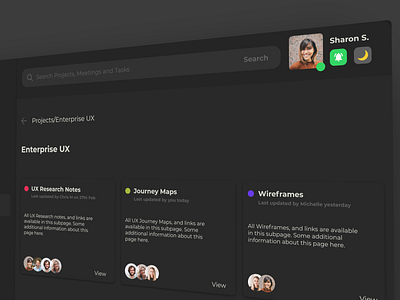 Project Management Tool invisionstudio ux